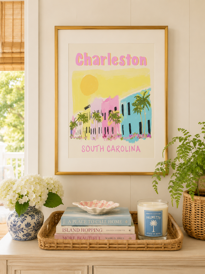 CHARLESTON MATCH - Art Print