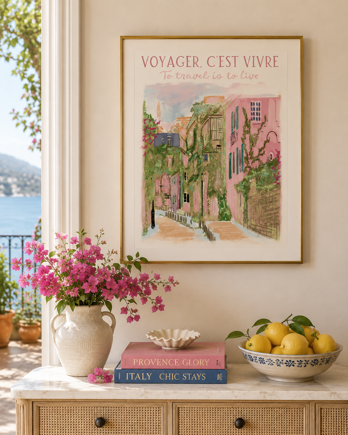 TO TRAVEL IS TO LIVE - Art Print