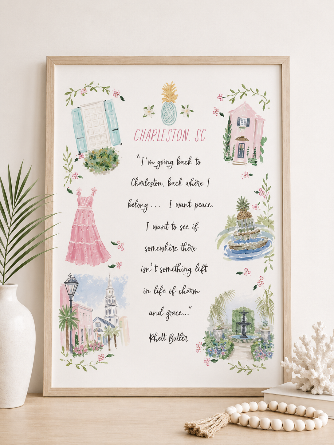 GOING BACK TO CHARLESTON - Art Print