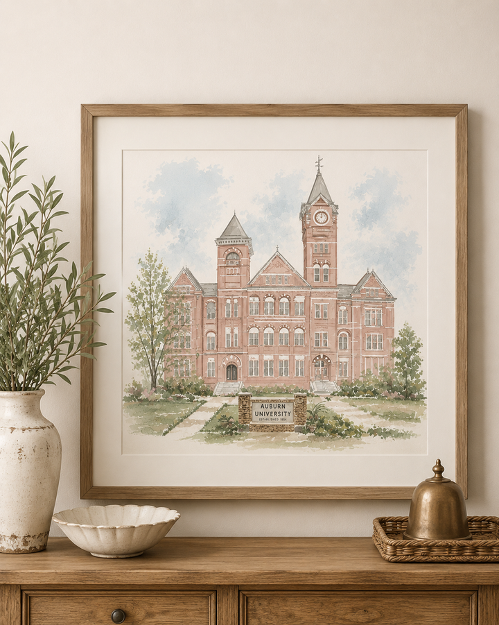 AUBURN UNIVERSITY - Art Print
