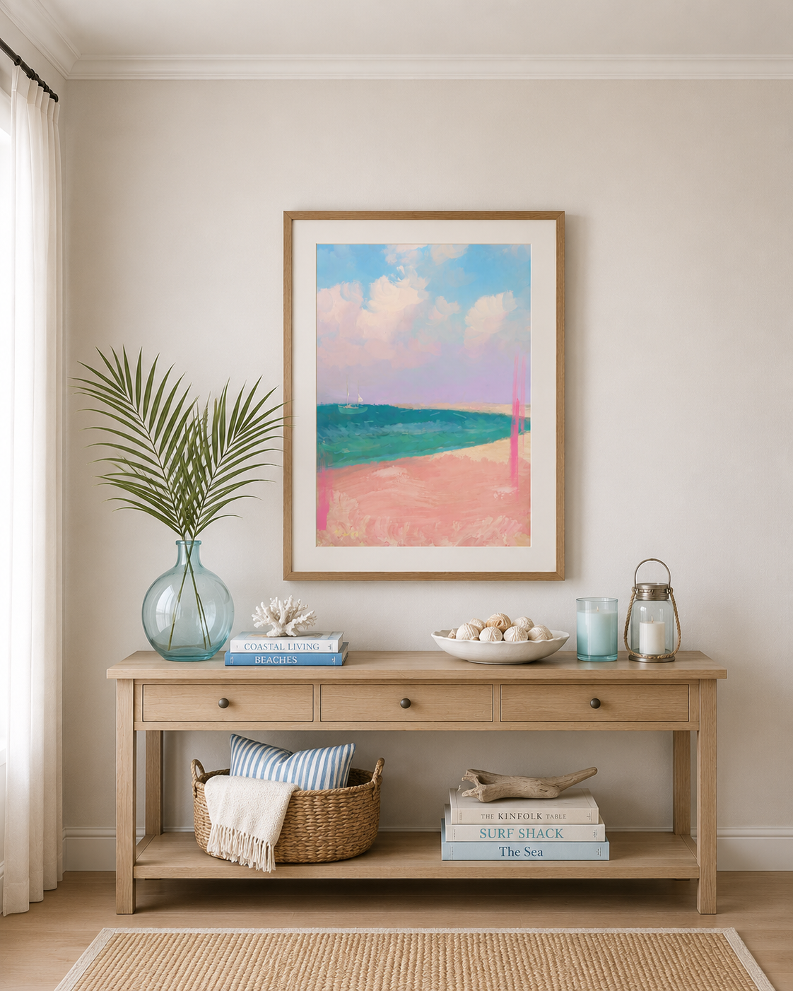 PASTEL SAILBOAT - Art Print