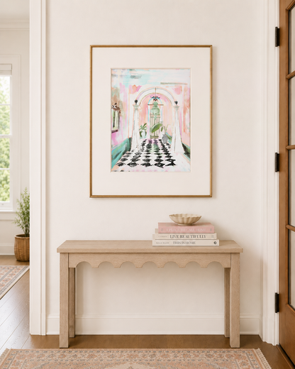 ENTRANCE TO PALM BEACH - Art Print