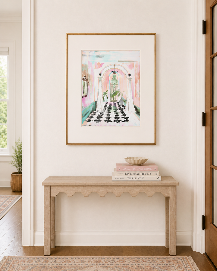 ENTRANCE TO PALM BEACH - Art Print