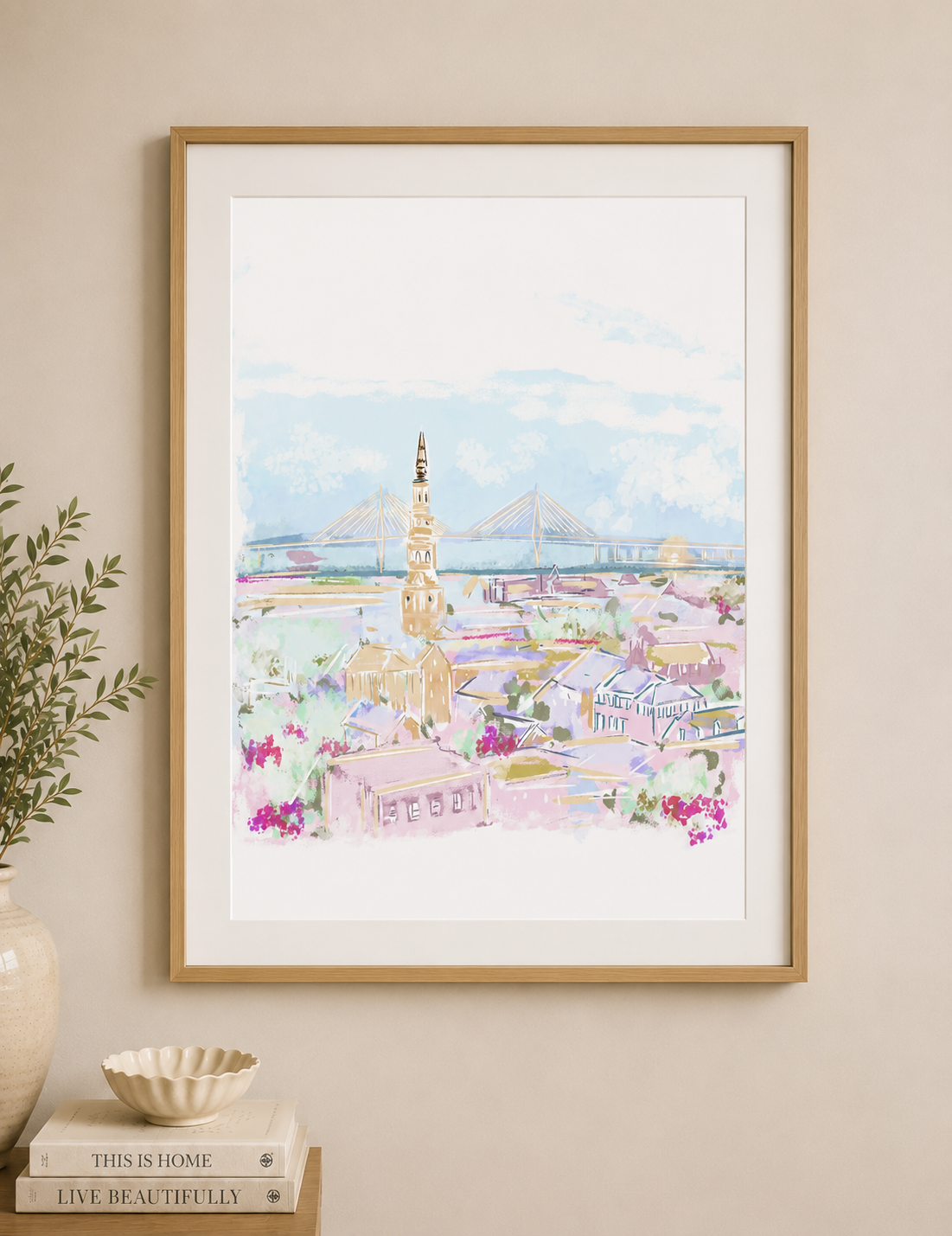 PASTEL CITY - Art Print