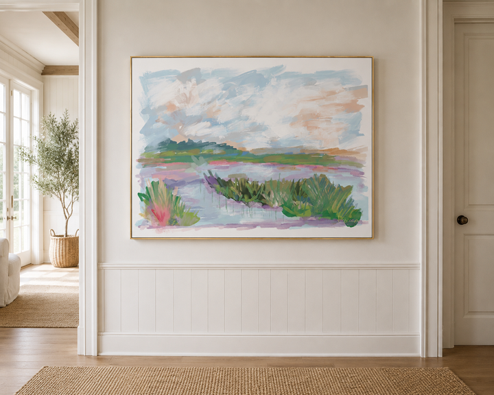 CLOUD KISSED MARSH - Art Print