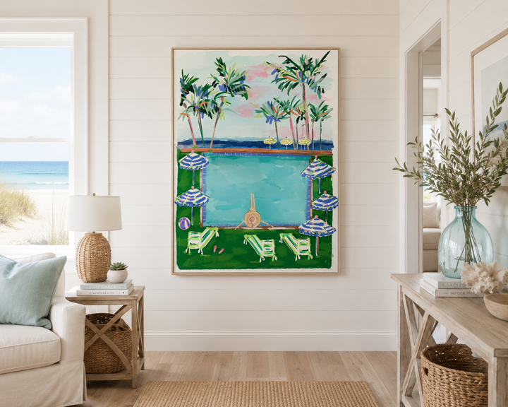 POOL DAZE - Art Print