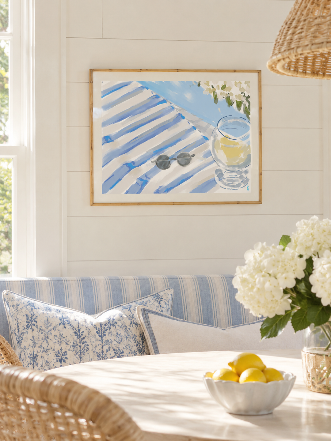SUN AND STRIPES- Art Print