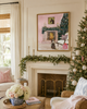 CHRISTMAS FIREPLACE - Art Print