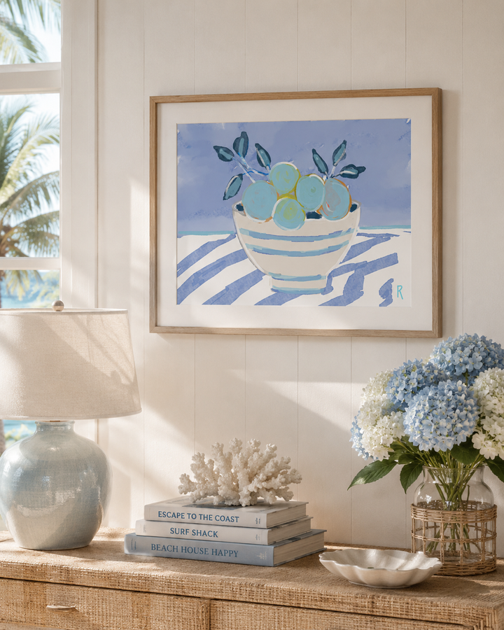 SEASIDE CITRUS- Art Print