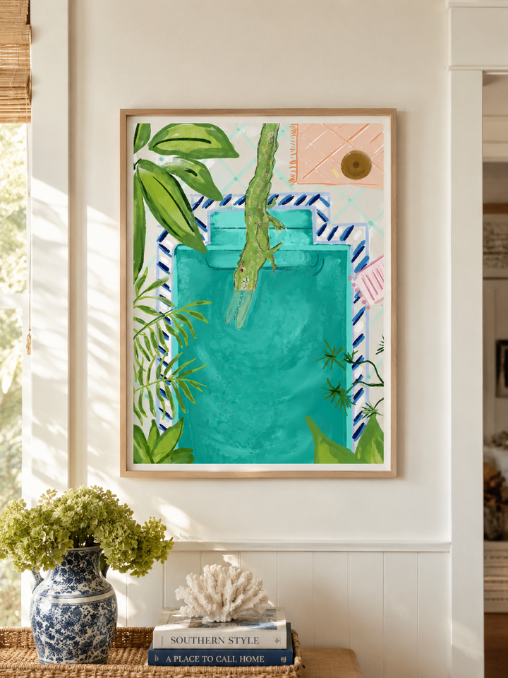 LATER GATOR - Art Print