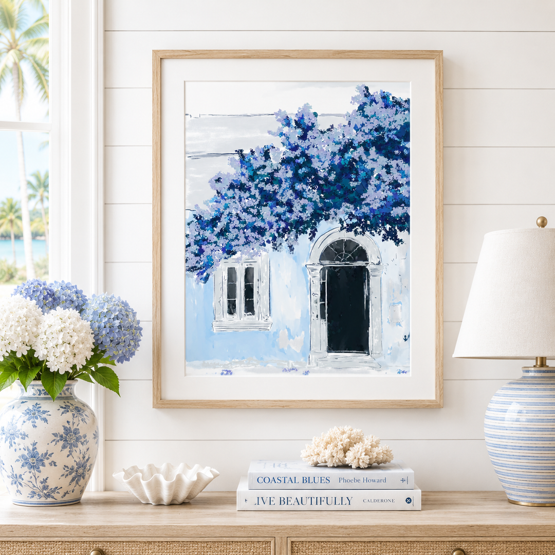 COBALT HOUSE - Art Print