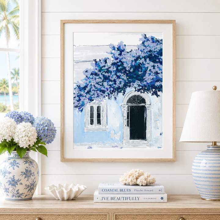 COBALT HOUSE - Art Print