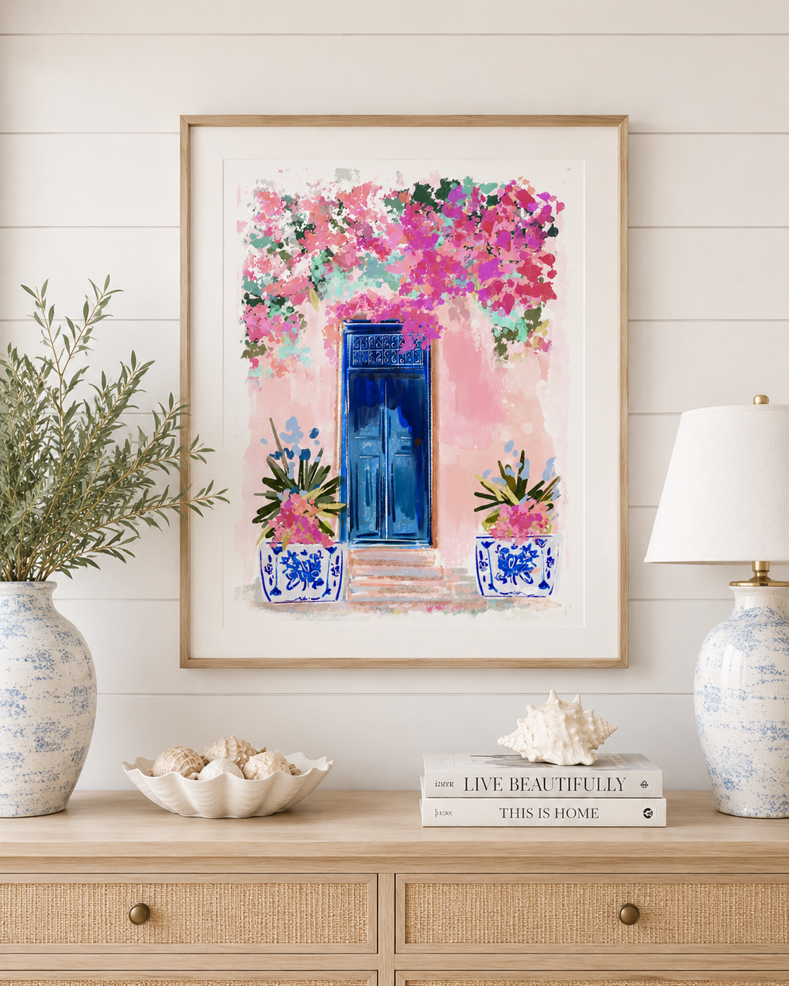 BLUE DOOR GALORE - Art Print