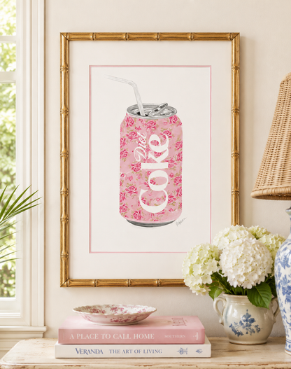 PINK SODA - Art Print