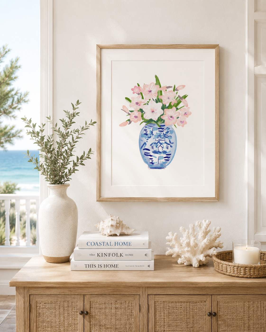 PETALS & PORCELAIN-Art Print
