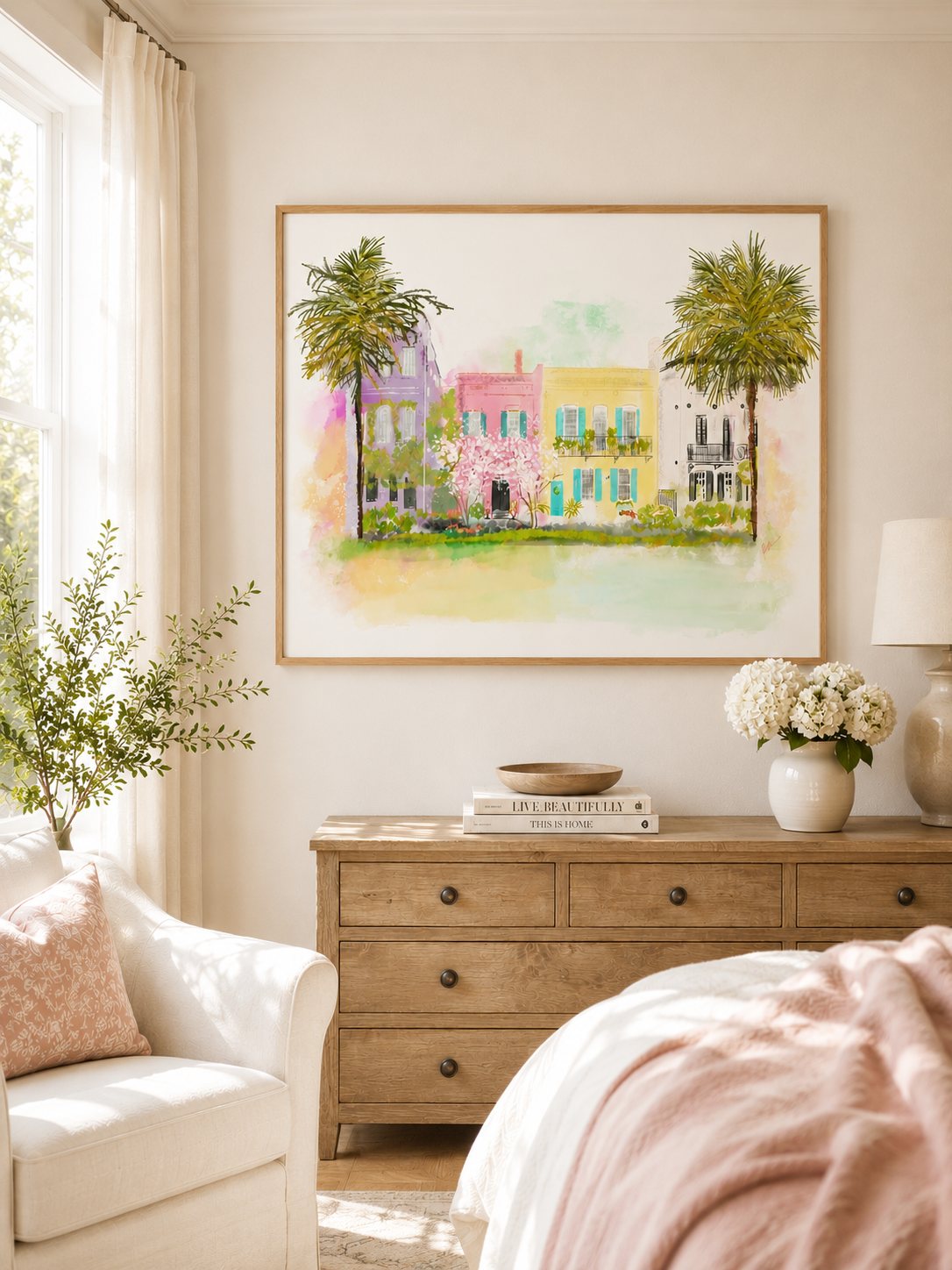 RAINBOW ROW - Art Print