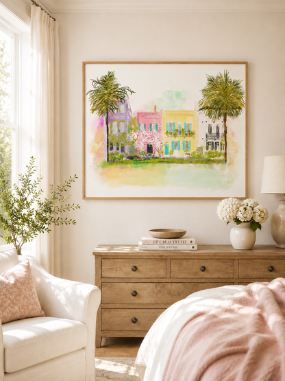 RAINBOW ROW - Art Print