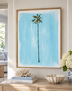 BLUE PALM- Art Print