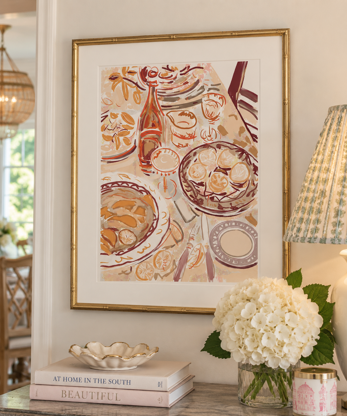 GOLDEN HOUR TABLE - Art Print