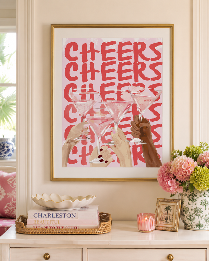 CHEERS GIRLS - Art Prints