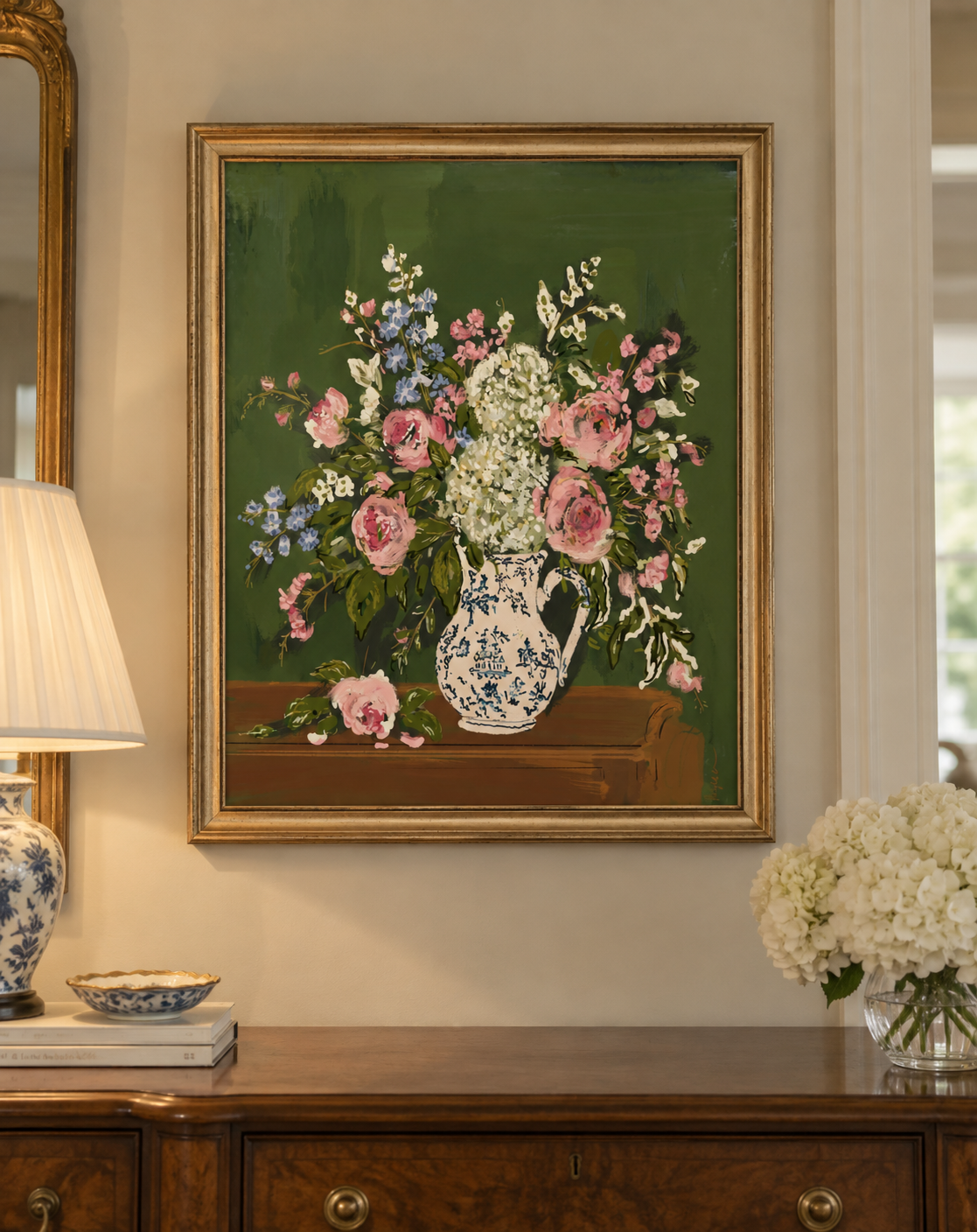HEIRLOOM FLORAL Art Print