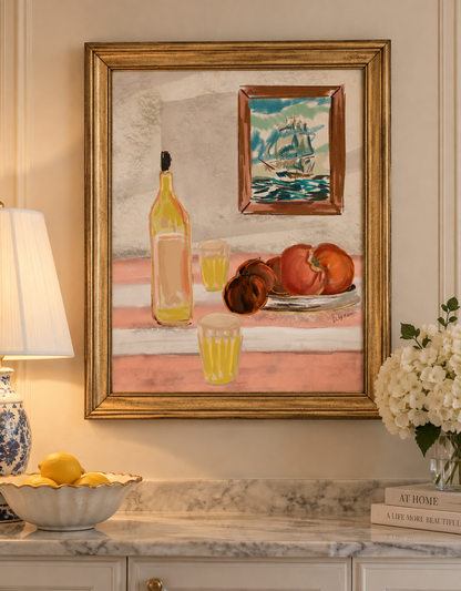 TABLE FOR TWO Art Print
