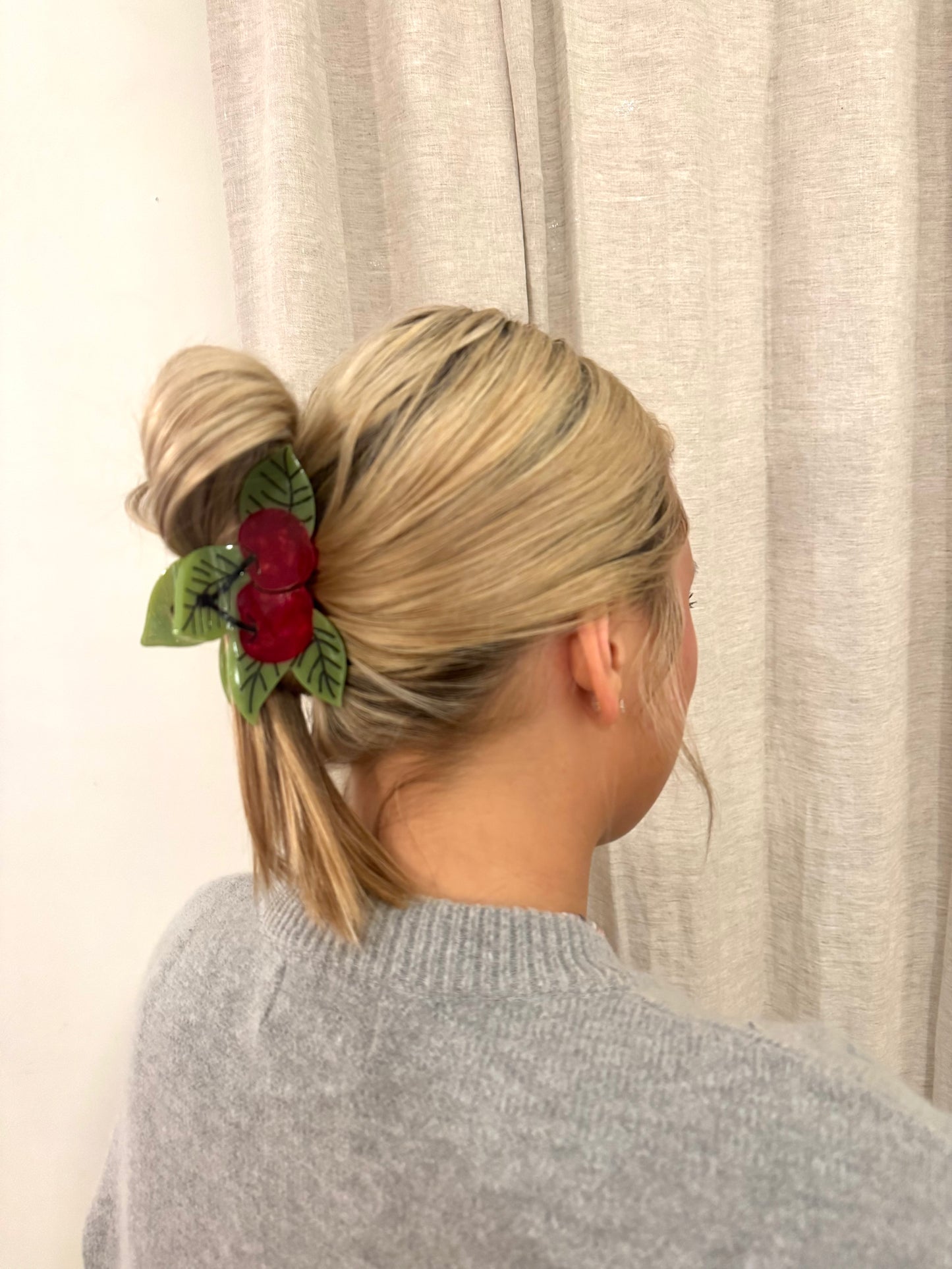 STORE FINDS- CHERRY HAIR CLIP