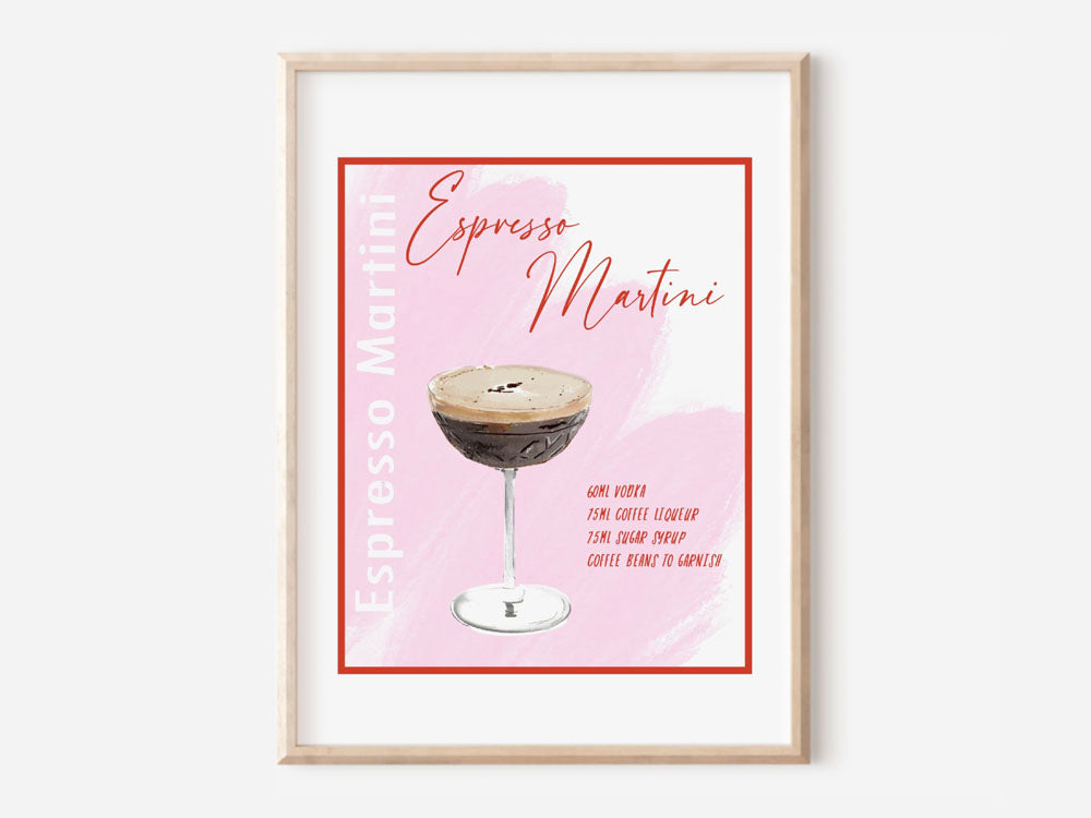 ESPRESSO MARTINI - Art Print