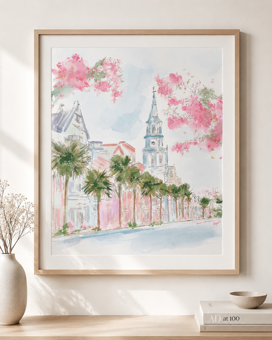 COASTAL SPRING ST. -Art Print