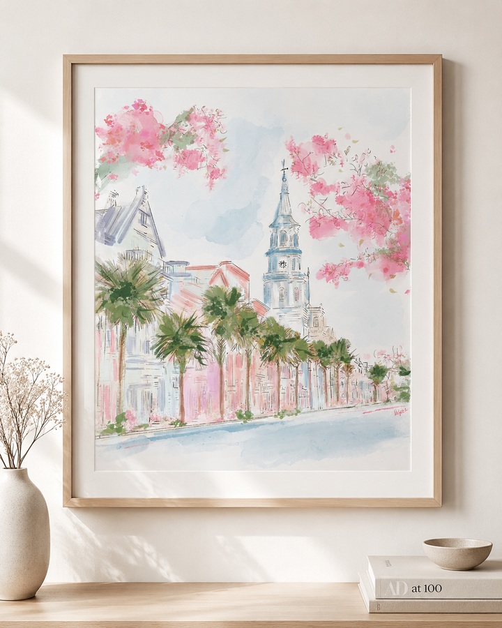 COASTAL SPRING ST. -Art Print