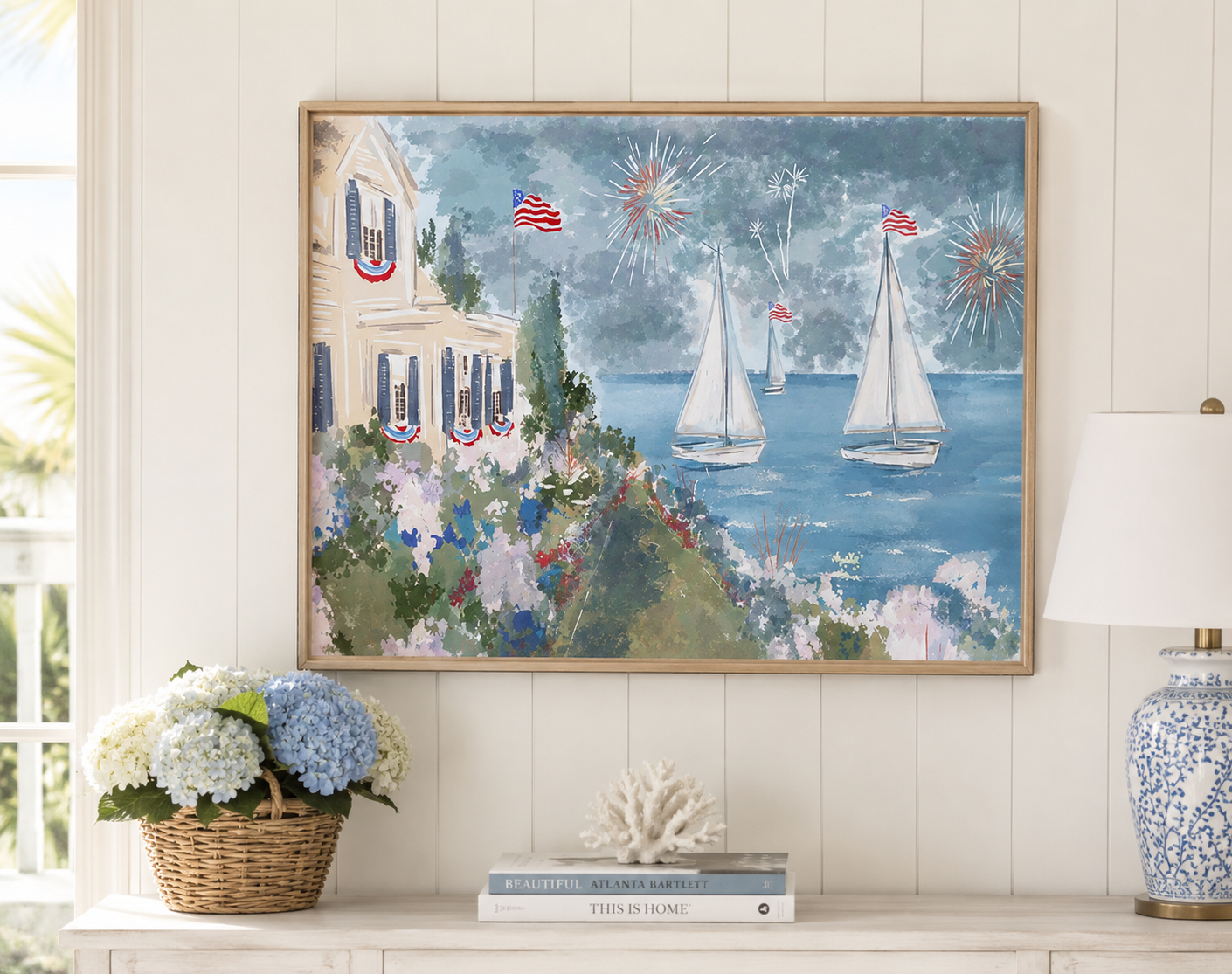 4TH OF JULY IN THE CAPE-ART PRINT