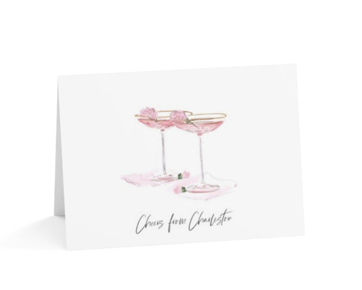 CHEERS FROM CHARLESTON - Note Card