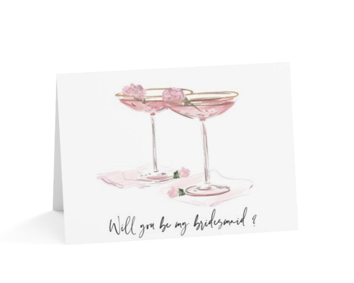 WILL YOU BE MY BRIDESMAID?- Note Card