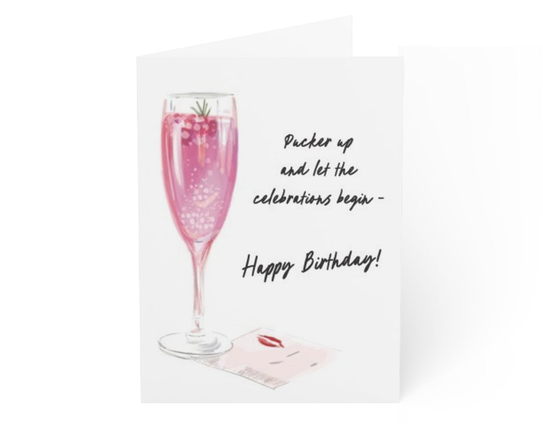 PUCKER UP - Note Card