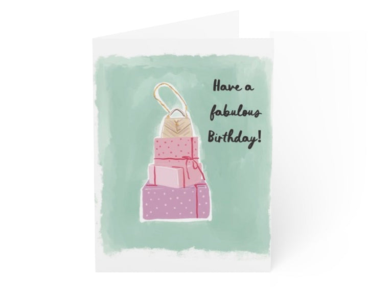 SHOP TILL YA DROP BIRTHDAY - Note Card