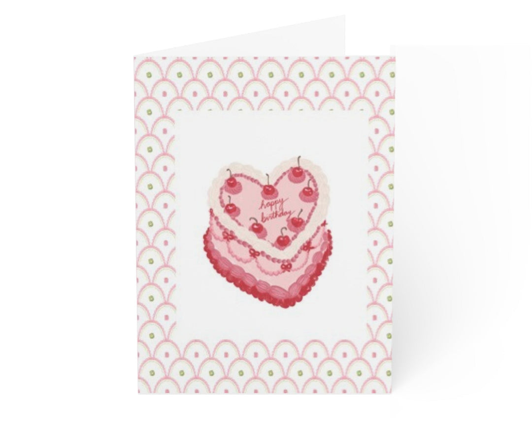 CHERRY CAKE - Note Card