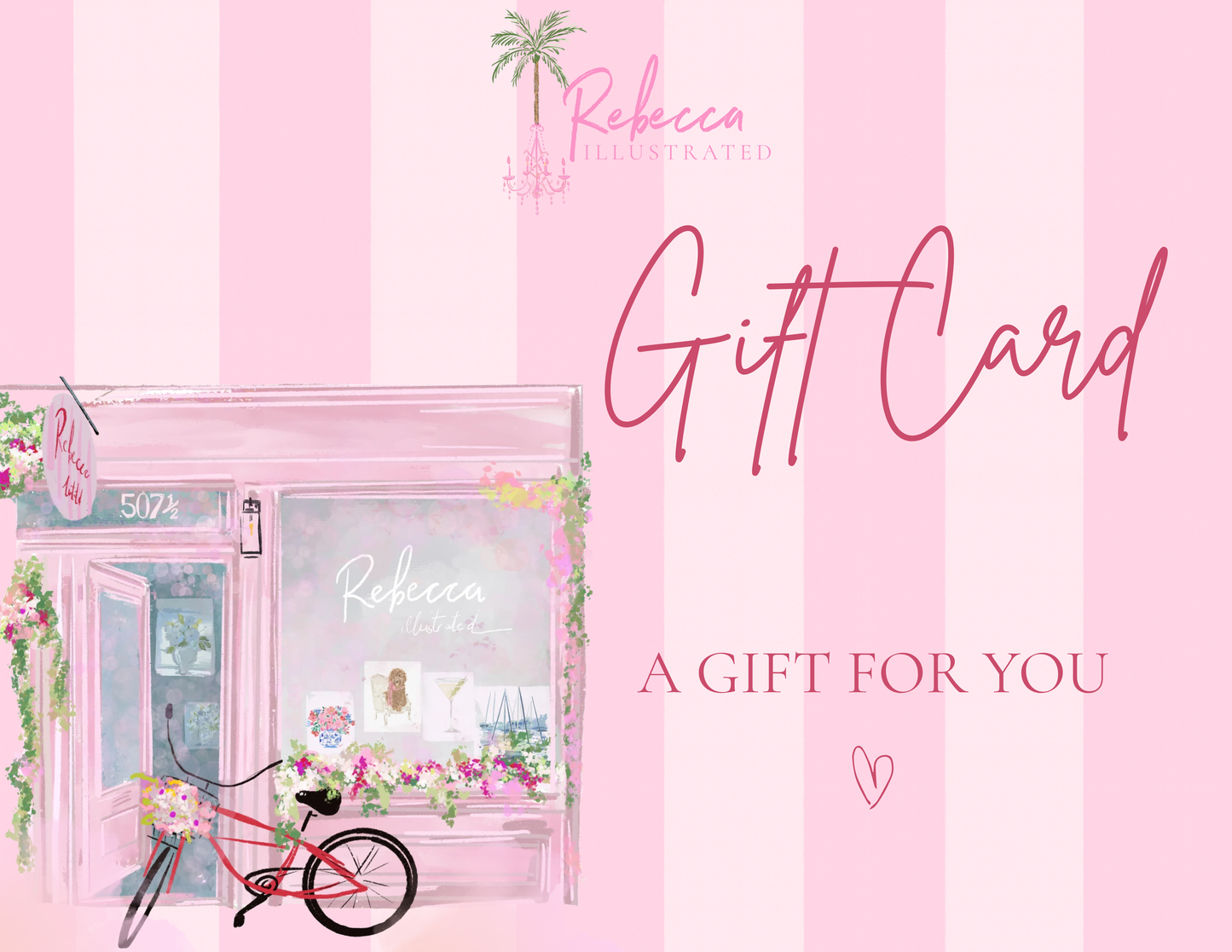 REBECCA ILLUSTRATED GIFTCARD