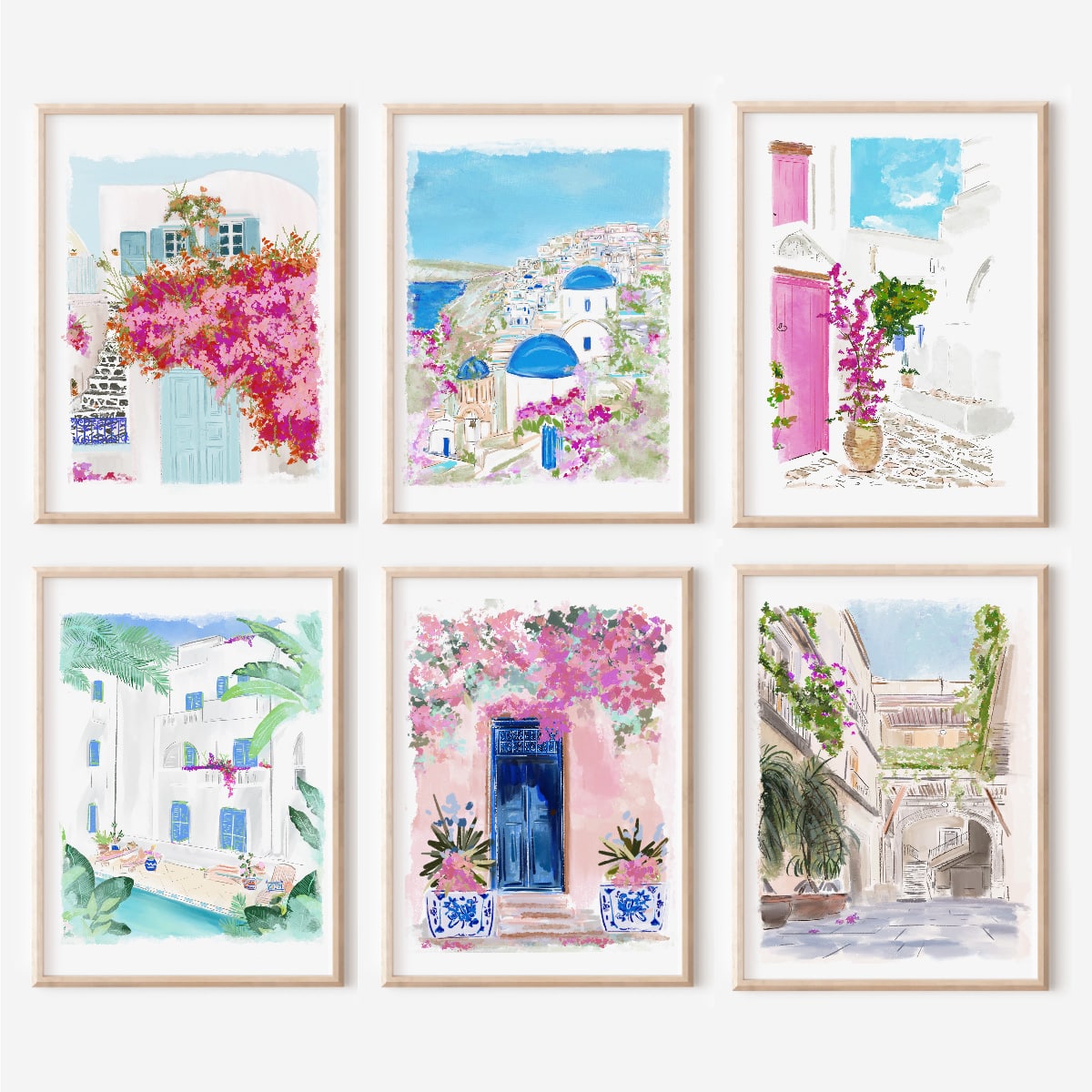 BLUE DOOR GALORE - Art Print