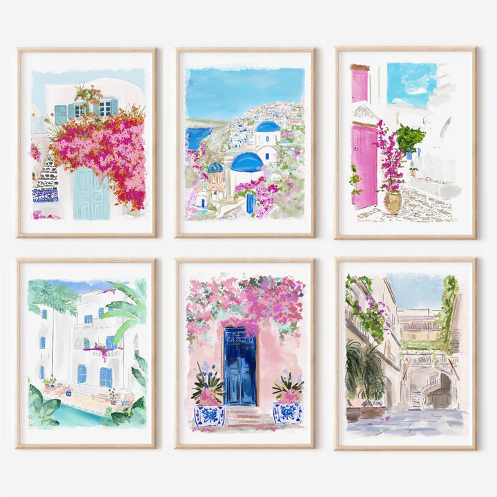BLUE DOOR GALORE - Art Print