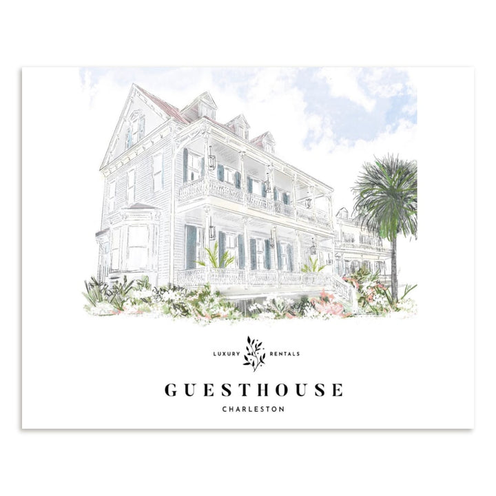 GUESTHOUSE CHARLESTON - Note Card
