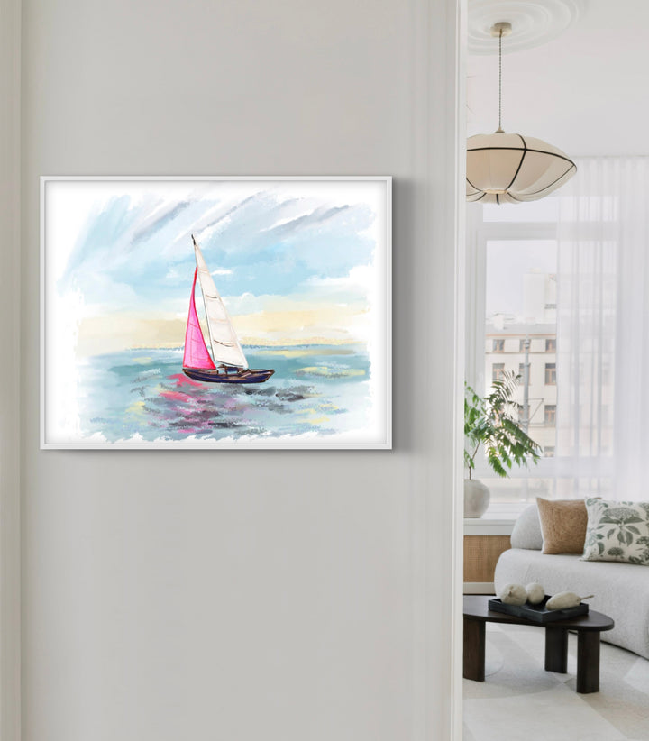 SET SAIL - Art Print