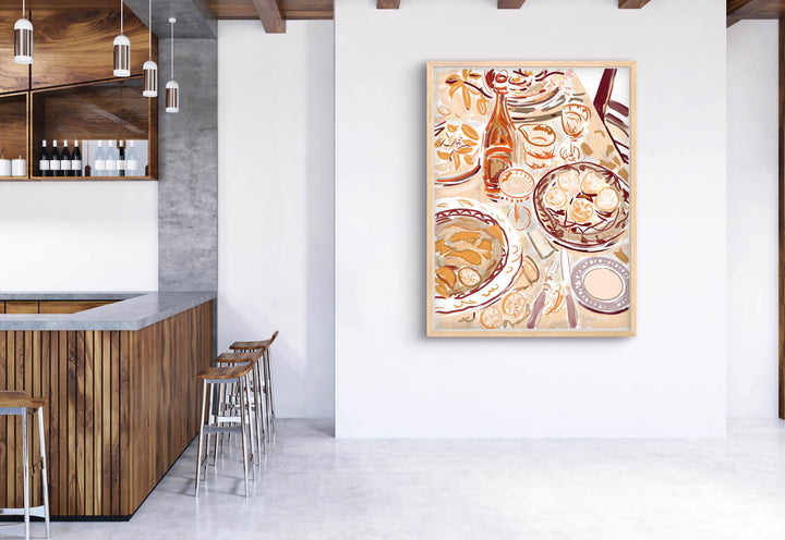 GOLDEN HOUR TABLE - Art Print