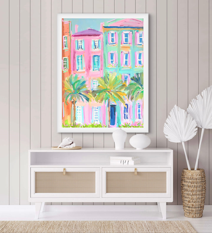 RAINBOW HOMES - Art Print