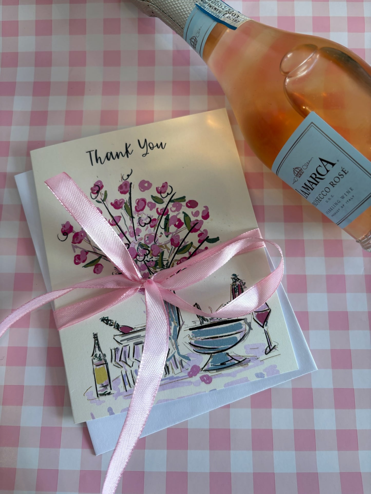 THANK YOU FLOWERS-NOTE CARD