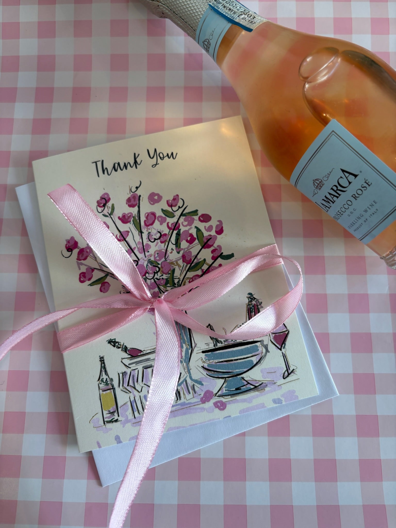THANK YOU FLOWERS-NOTE CARD