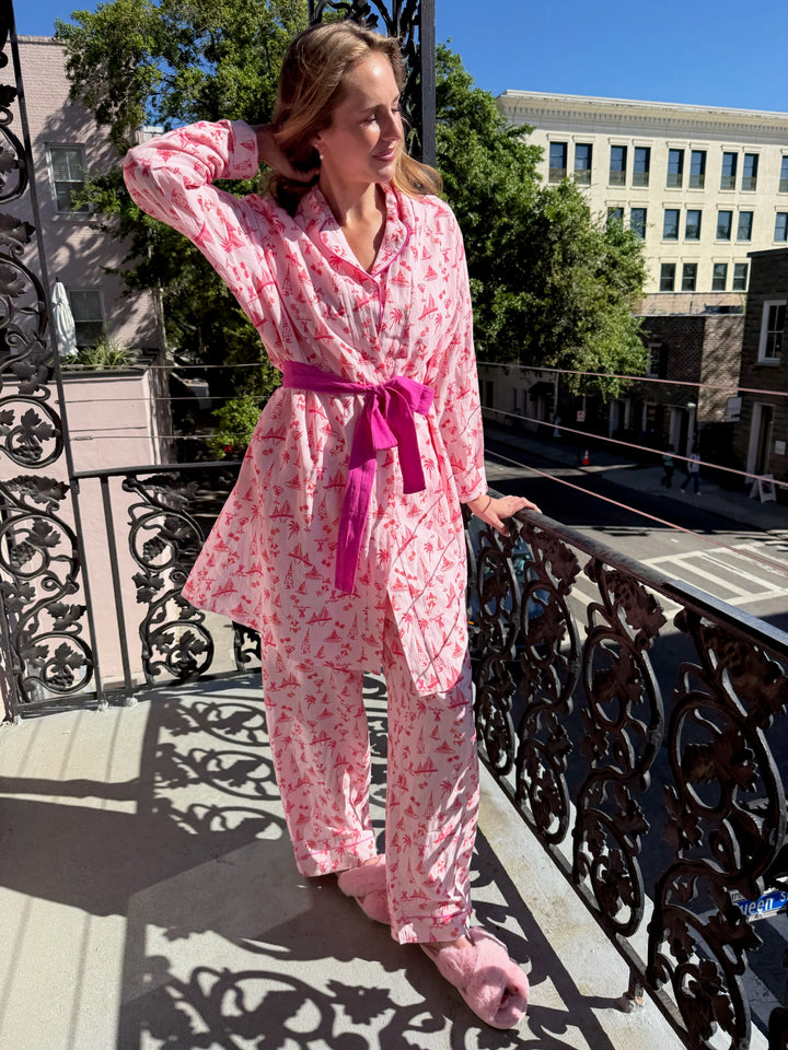 CHARLESTON TOILE - ROBE