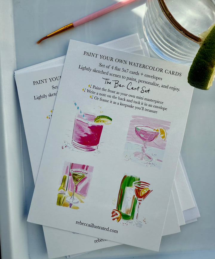 PAINT YOUR OWN:The Bar Cart Series