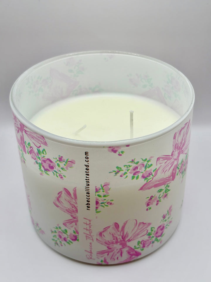 PREPPY PINK BOWS - Candle