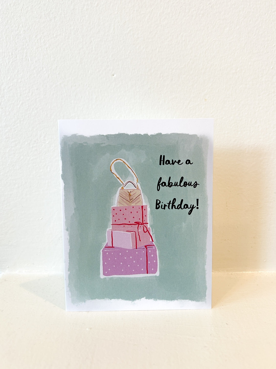 SHOP TILL YA DROP BIRTHDAY - Note Card