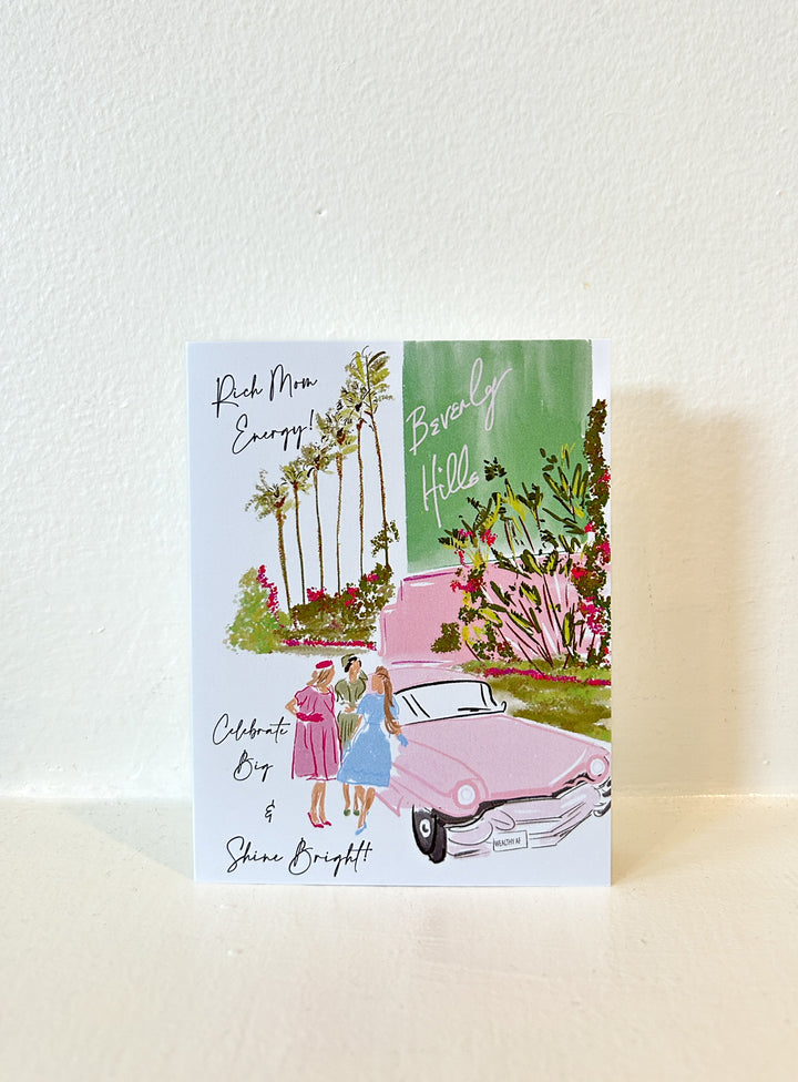 RICH MOM ENERGY CARD - Note Card